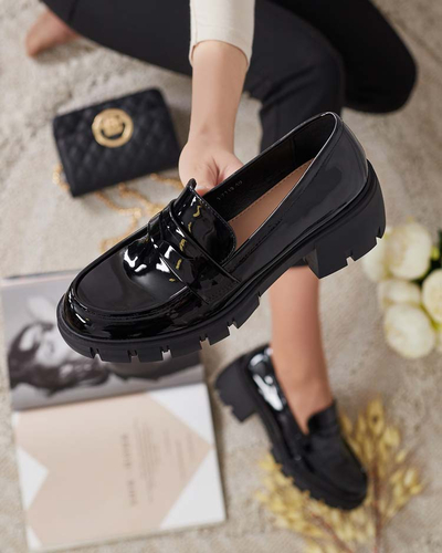 Royalfashion Women's moccasins on a low post Denebel