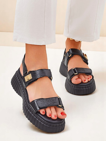 Royal Fashion Women's chunky-sole sandals Aganda