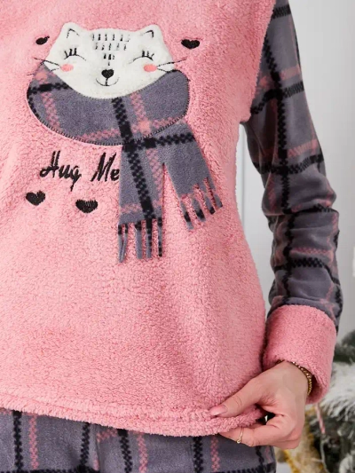 Royalfashion Women's checkered pajamas