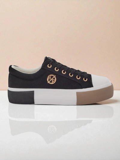 Mustad naiste Aurelio Canvas tossud