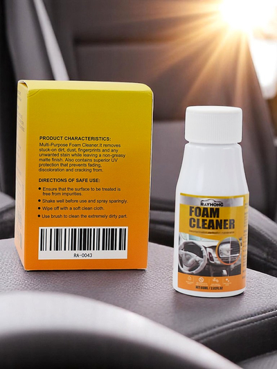 Puhastusvahend vahu kujul