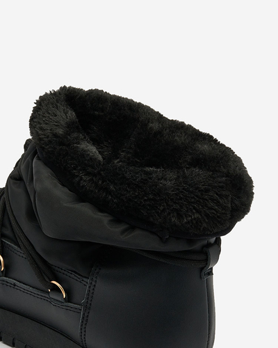 Royalfashion Naiste liibuvad lumesaapad musta värvi Iredas
