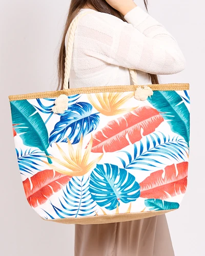 Royalfashion Large fabric bag with print