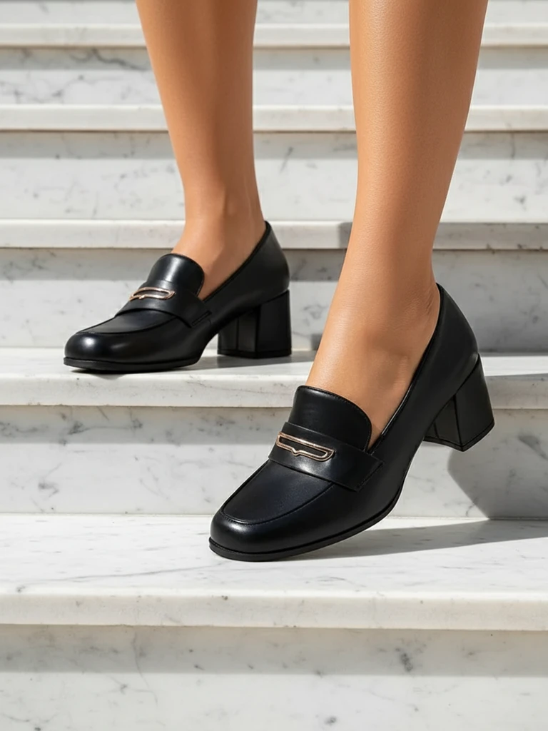 Asolo Elegante Черный Каблук