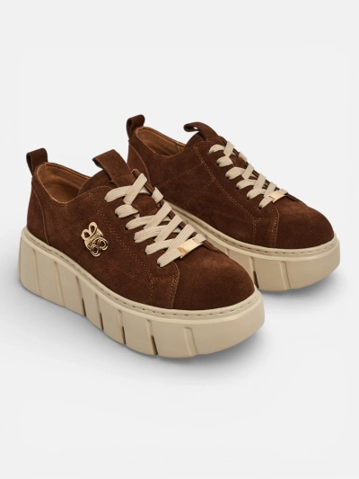 Women's Renos Natural Leather Sport Sneakers