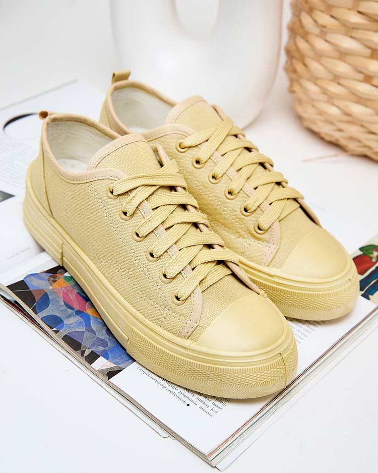 Royalfashion Women's Classic Lace-up Sneakers Seleas