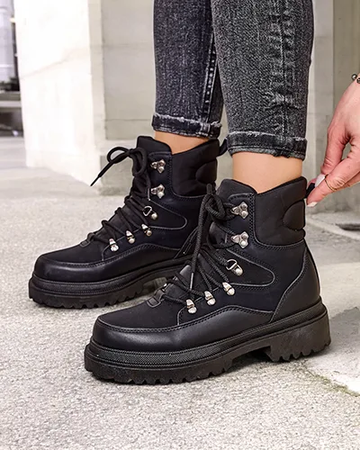 Royalfashion Women's Trapper Boots Savelly