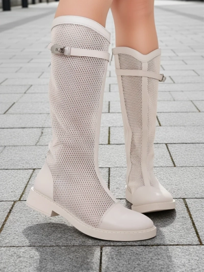 Royalfashion High perforated women's ankle boots Ovittole
