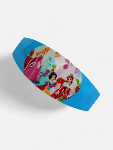 Colorful Children's Hair Clip with Princesses