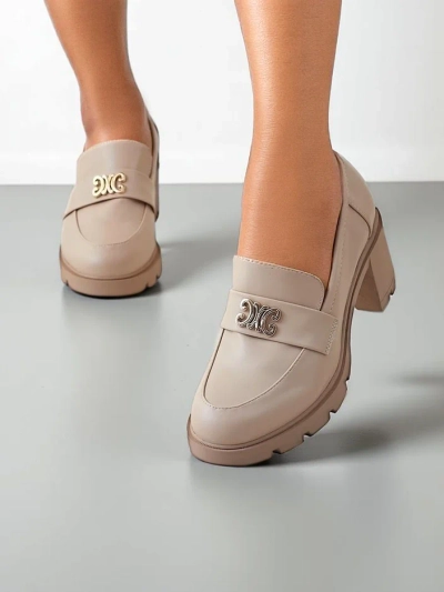 Royalfashion Женские моки на каблуке Blascos