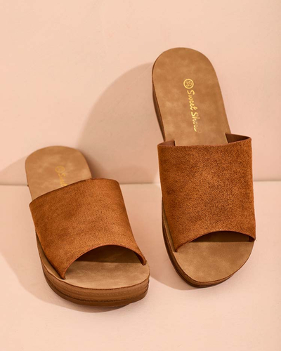 Royalfashion Naiste Saffil madala kontsaga flip-flopid