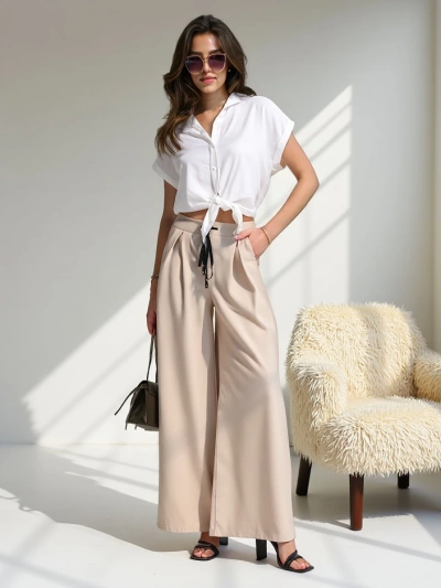 Royalfashion Wide women's trousers