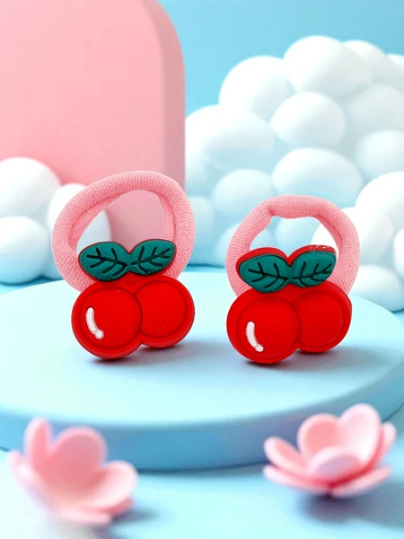 Royalfashion Hair ties with a fruit motif Fruity Bloom