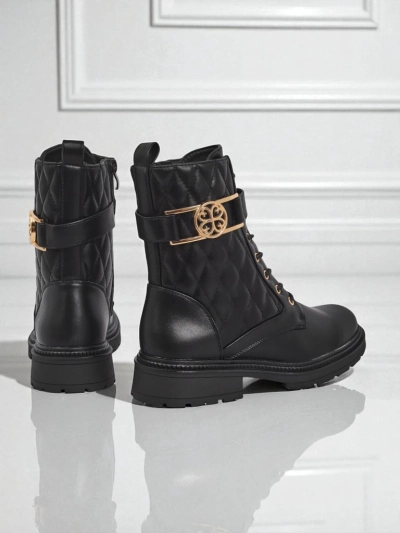 Tepitud ökoloogilisest nahast naiste poolsaapad Sable Rose