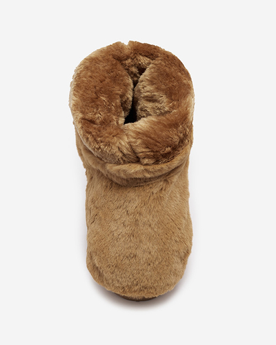Women's snow boots in camel color Ottola- Footwear