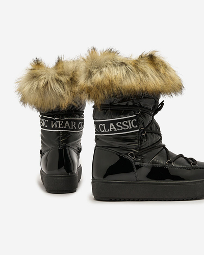 Royalfashion Mustad liibuvad a'la lumesaapad naistele Gomllo
