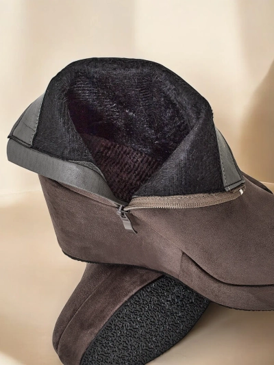 Royalfashion Kvinner's wedge stovlar Sieffa