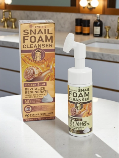 Aurelia Golden Snail Очищающая Пенка с Муцином 150ml Роскошная