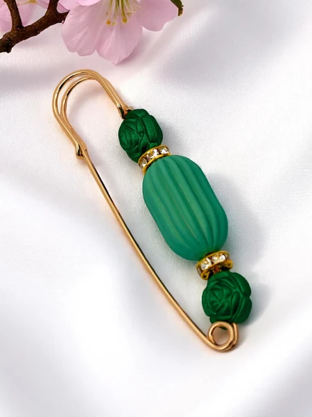 Декоративная женская брошь с розами Rose Charm