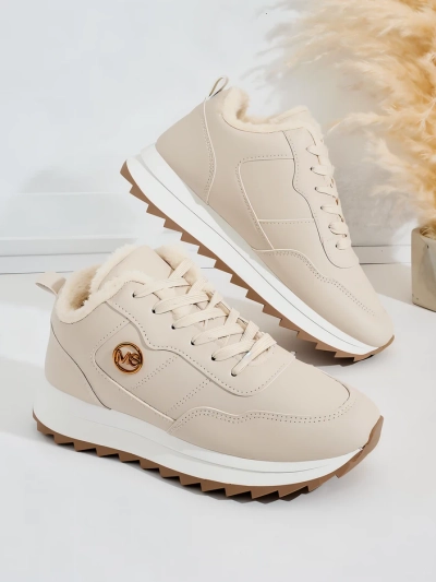 Royalfashion Утепленные женские кроссовки с мехом Casot