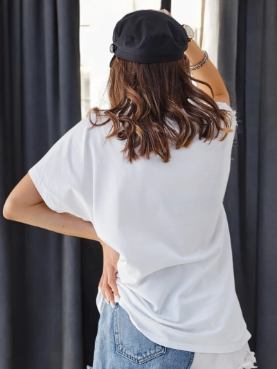 Royalfashion Women's Cotton T-Shirt with Print