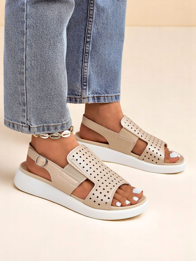 Royalfashion Women's BreezyStep Thick Sole Sandals