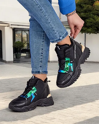 Royalfashion Potomi Kvinner's Sneakers með Hitað Fóður