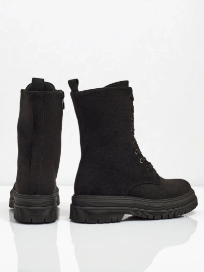 Naiste öko-seemisnahast tööstiilis saapad Molistea