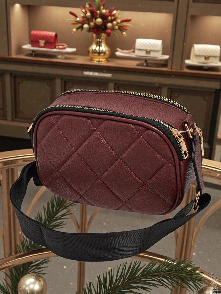 Naiste väike tepitud ökonahast käekott Connere