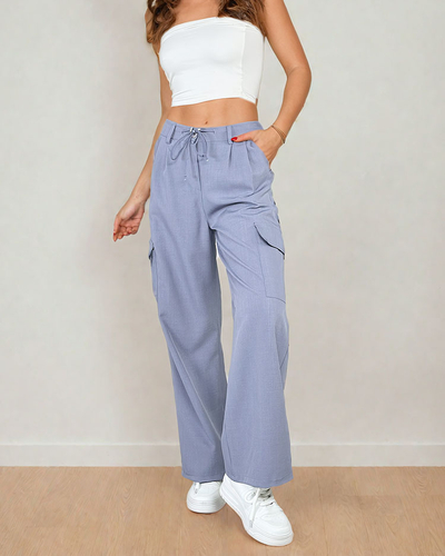 Royalfashion Women's wide pants with pockets