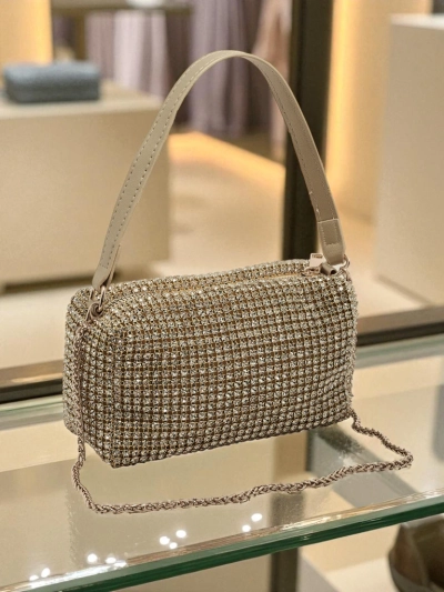 Женская сумка-клатч с цирконами Luniva