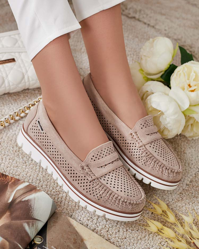 Royalfashion Openwork women's moccasins Leteller