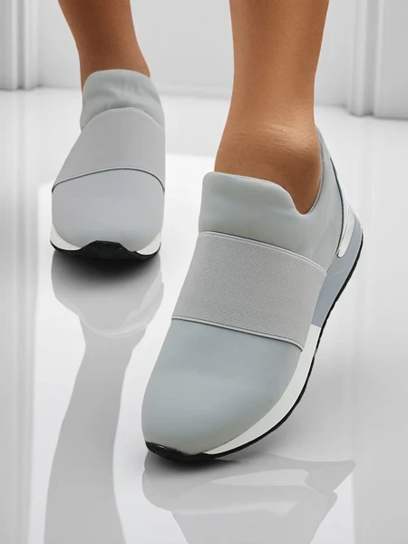 Naiste Selene Grigio tennised madala tallaga tuvihall moekas stiil