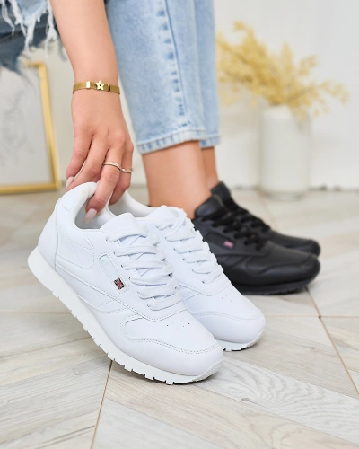 Royalfashion Классические женские белые спортивные туфли Reurabos