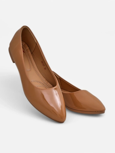 Royalfashion Women's patent ballet flats Aramiese