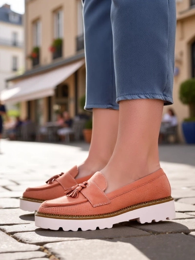 Royalfashion Openwork women's moccasins Esiobb