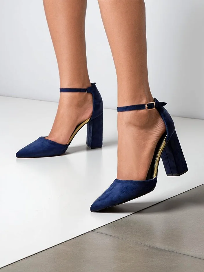 Royalfashion Women's eco suede pumps Calde