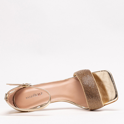OUTLET Gold naiste Enedi stilettosandaalid - Jalatsid