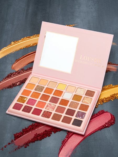 Tüdrukute Magic Palette 35 lauvärvi sädelevate ja mattidega Golden Chocolate Fudge