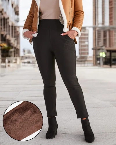 Royalfashion Naiste isoleeritud treggings püksid PLUS SIZE