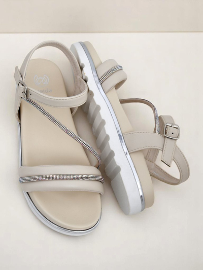 Royal Fashion Women's Rhinestone Wedge Sandals Magnol