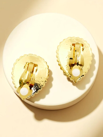 Royalfashion Женские клипсы с кристаллами и фианитами