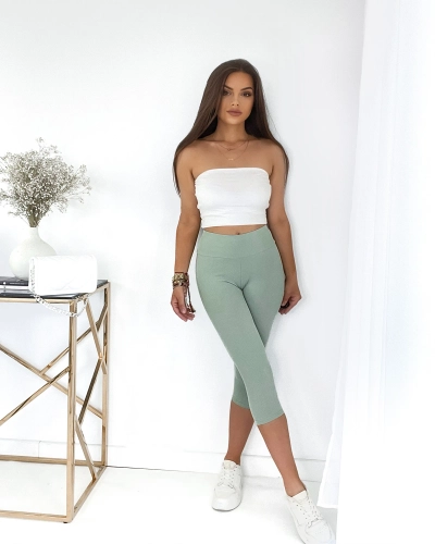 Royalfashion Light green women's cycling leggings