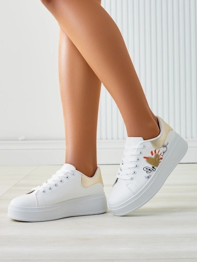 Женские платформенные кроссовки Royalfashion с принтом Alcape