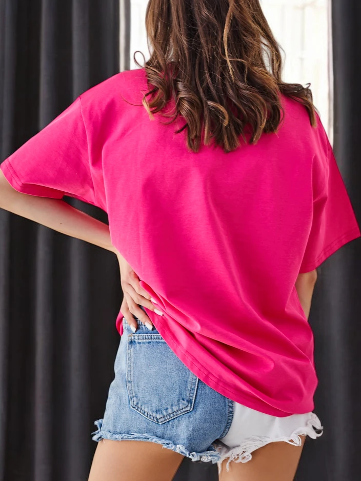 Royalfashion Хлопковая Женская Футболка Роза Цветок