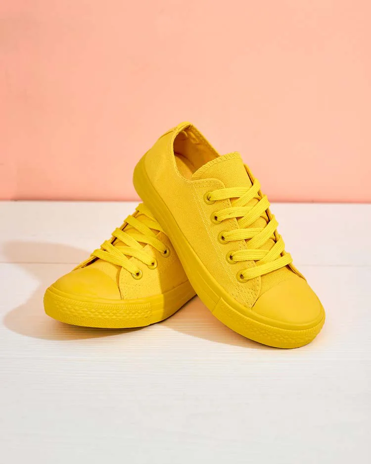 Royalfashion Tirim lace-up children's sneakers
