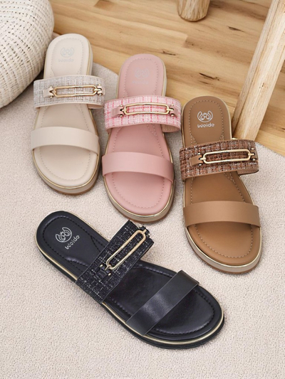 Royal Fashion Women's Flat Slippers Mamma