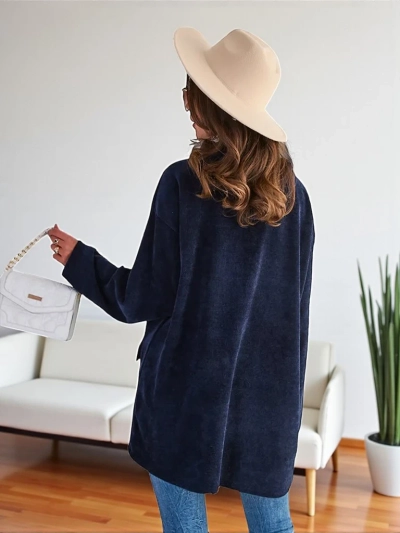 Royalfashion Women's cardigan with gold buttons PLUS SIZE