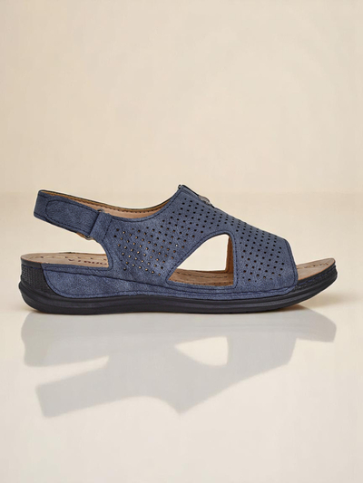 Royalfashion women’s cut-out sandals Leminni