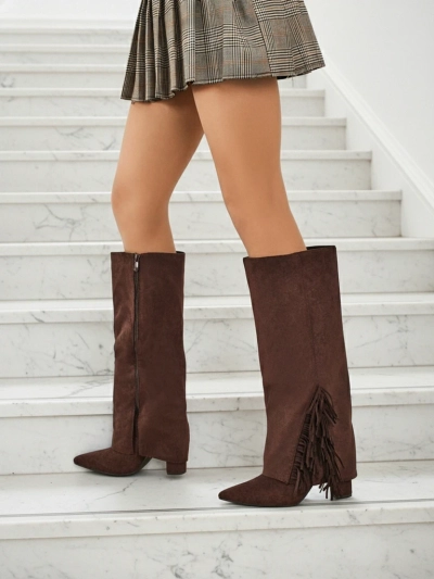 Women's Eco Suede Boots with Upper Rimolea